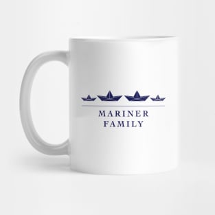 Mariner Family (Seafarer / Paper Boat / Paper Ship / Navy) Mug